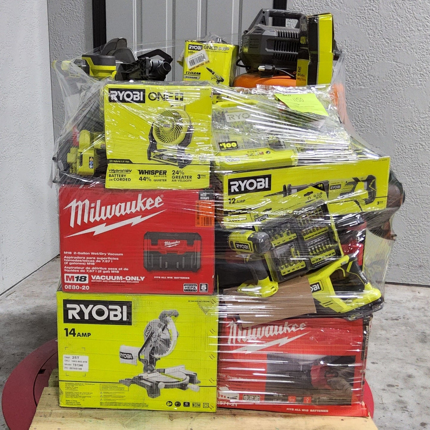 🧰Independence Day Countdown!⏳  MIXED TOOLS PALLET – LOT ID: 251035 – Untested Customer Return