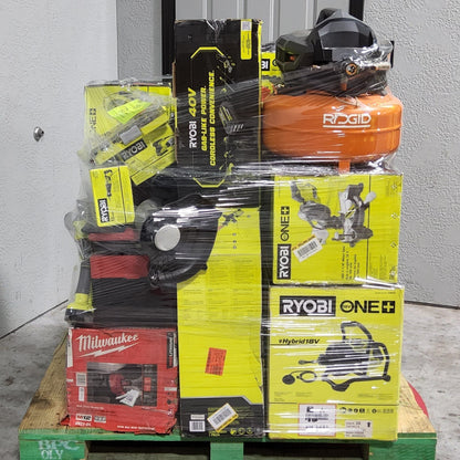 🧰Independence Day Countdown!⏳  MIXED TOOLS PALLET – LOT ID: 251035 – Untested Customer Return
