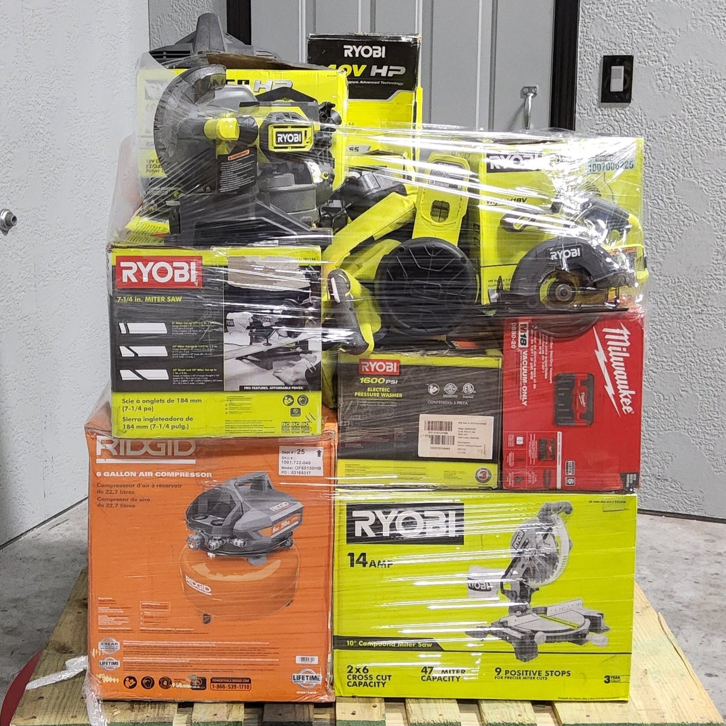 🧰Independence Day Countdown!⏳  MIXED TOOLS PALLET – LOT ID: 251035 – Untested Customer Return