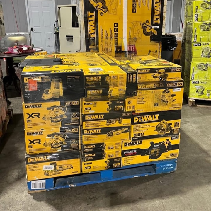 🧰Independence Day Countdown!⏳  MIXED TOOLS PALLET – LOT ID: 251035 – Untested Customer Return